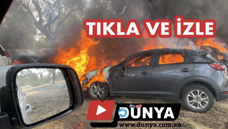 OTOPARKTA ÇIKAN KORKUNÇ YANGIN