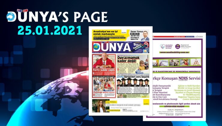 DÜNYA GAZETESİ Bu hafta da dopdolu