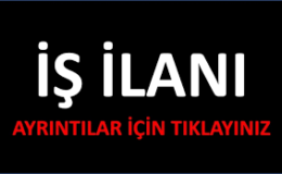 ELEMAN İLANI Full ve part time