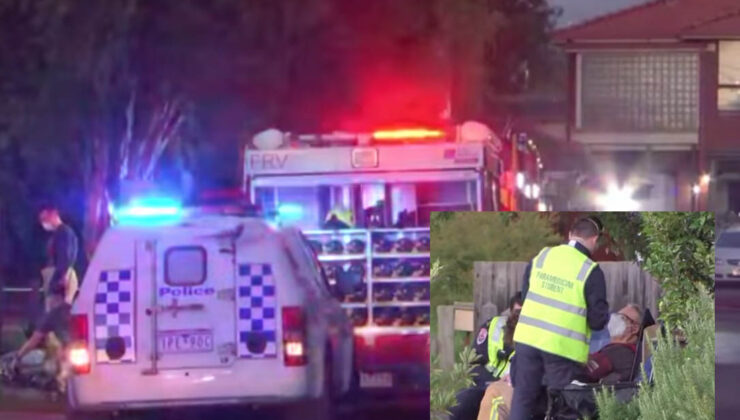 Coburg’da bir ev alevler içinde kaldı