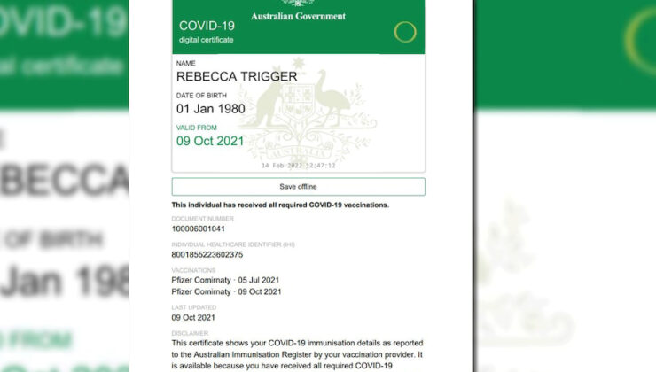 SAHTE AŞI SERTİFİKASI FEDERAL POLİSE TESLİM EDİLDİ