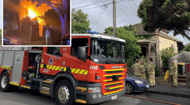 BRUNSWICK YANGINI – Kızı için yanan evi terk etmeyen anne