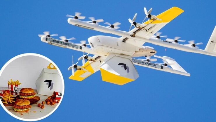 KFC gökyüzünden teslim etti “Kızartıyorlar, uçuruyoruz”
