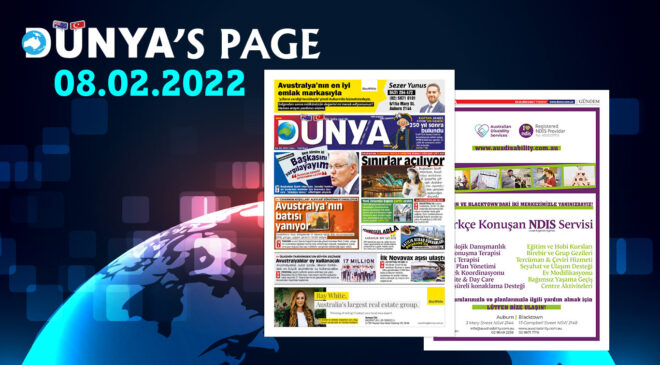 Dünya Gazetesi Bu Hafta AVUSTRALYA TARİHİNİN EN BÜYÜK SEÇİMİ OLACAK!