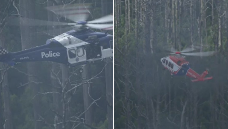 MELBOURNE KUZEYİNE HELİKOPTER DÜŞTÜ