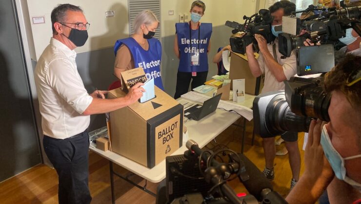 AVUSTRALYA’DA SEÇİM HEYECANI  Liderler oylarını kullandı