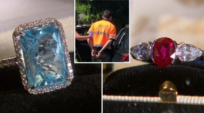 Melbourne çalıntı arabada $100 bin mücevher RASTLANTININ BÖYLESİ