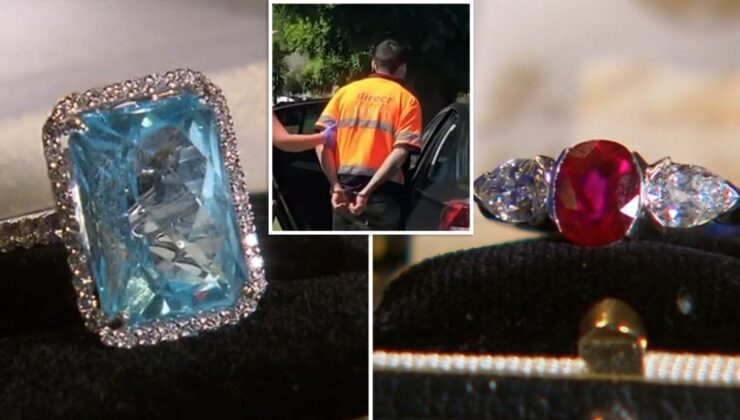 Melbourne çalıntı arabada $100 bin mücevher RASTLANTININ BÖYLESİ