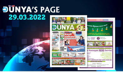 ‘YAŞLILARIMIZ RAHAT EDECEK’ Dünya Gazetesi bu hafta