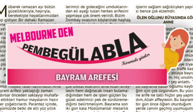 BAYRAM AREFESİ