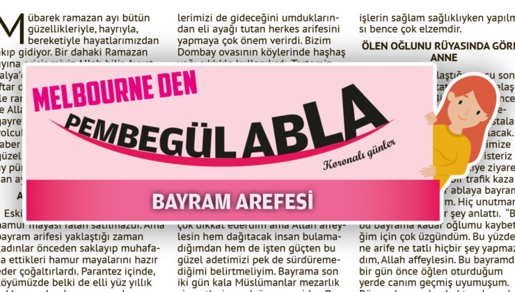 BAYRAM AREFESİ