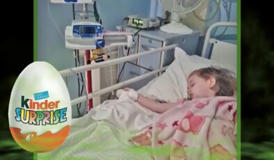 ACİL UYARI: Kinder Surprise geri toplatılıyor BİR ÇOCUK HASTANEDE