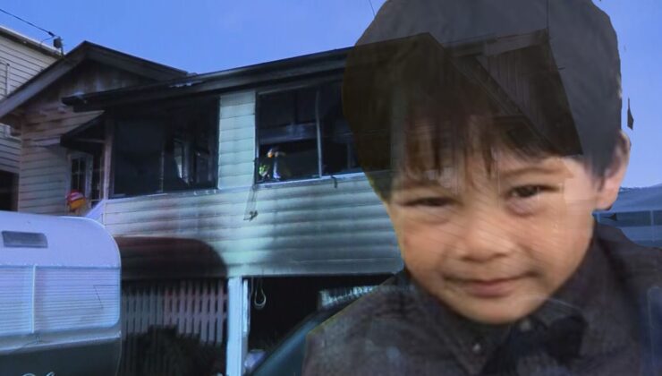 KÜÇÜK ÇOCUK YANGINDA CAN VERDİ Yangının nedeni