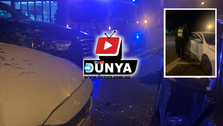 Barry Road’da büyük kaza OLAY YERİNDEN GÖRÜNTÜLER