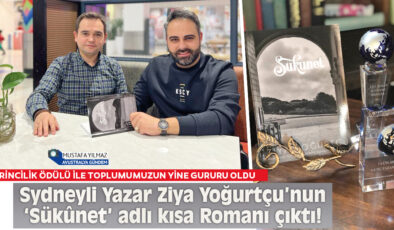 SYDNEYLİ ÖDÜLLÜ YAZAR YOĞURTÇU Başarıya doymuyor