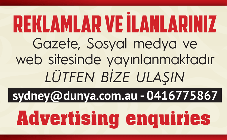 reklam dünya newspaper 