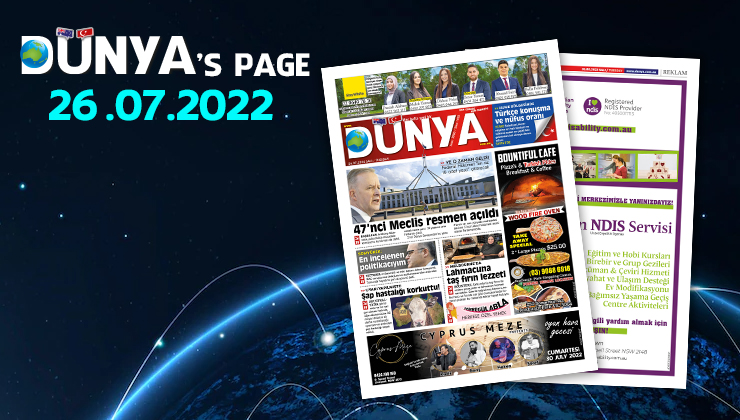 DÜNYA GAZETESİ BU HAFTA