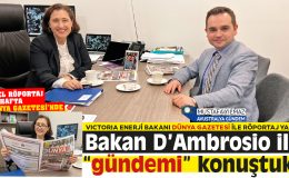 ENERJİ BAKANI İLE GÜNDEM ÖZEL