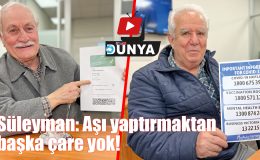SAĞLIKTA KEŞKE OLMAZ Süleyman: Aşı’dan başka çare yok! VİDEO HABER