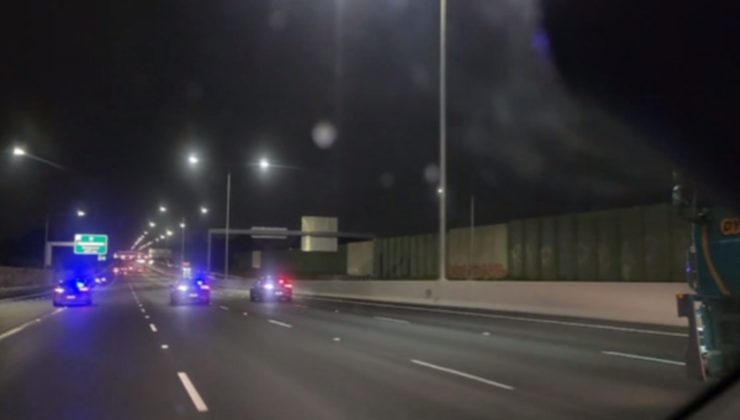 LASTİĞİ PATLATILDI YİNE KAÇTI Melbourne kuzeyinde hareketli kovalamaca