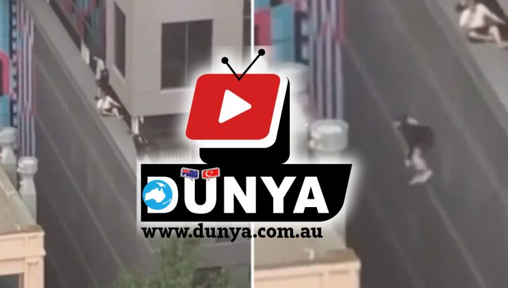 ŞOK EDEN GÖRÜNTÜ! Melbourne şehir merkezinden