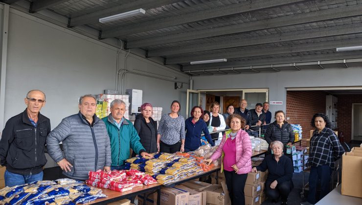 AATK’den 100 aileye 100 koli gıda yardımı