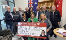 Victoria Kuzey Kıbrıs Türk Derneğine büyük yardım