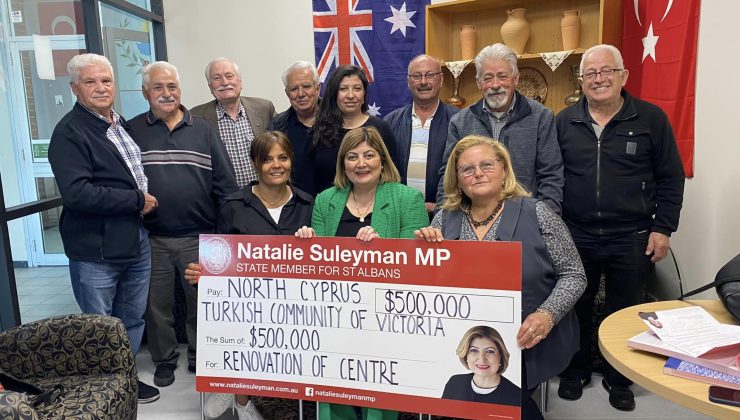 Victoria Kuzey Kıbrıs Türk Derneğine büyük yardım