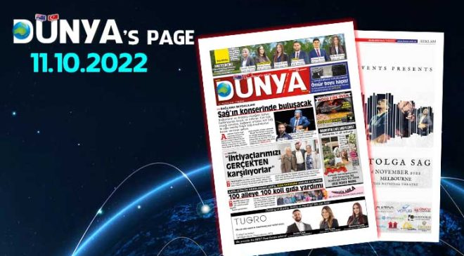 DÜNYA GAZETESİNİN YENİ SAYISI ÇIKTI
