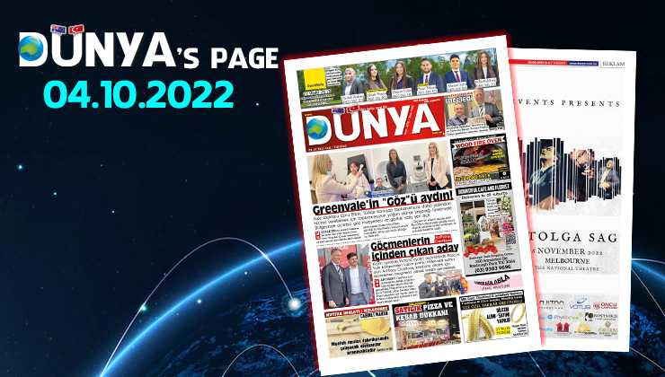 DÜNYA GAZETESİNİN YENİ SAYISI ÇIKTI