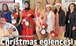 Christmas partisine yoğun katılım gerçekleşti