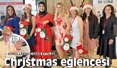 Christmas partisine yoğun katılım gerçekleşti