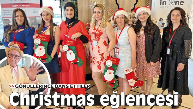 Christmas partisine yoğun katılım gerçekleşti