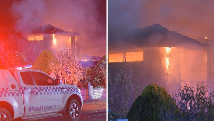 Melbourne’ün kuzeyinde büyük ev yangını