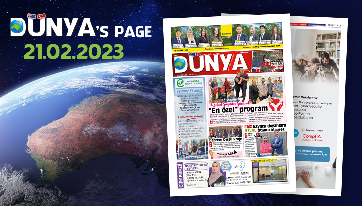 YENİ SAYI ÇIKTI Her hafta farklı DÜNYA