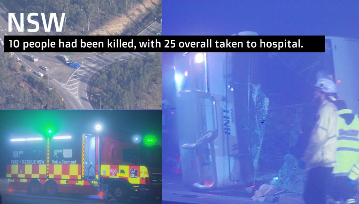 Sydney’de düğün otobüsü kaza yaptı 10 ÖLÜ 25 YARALI