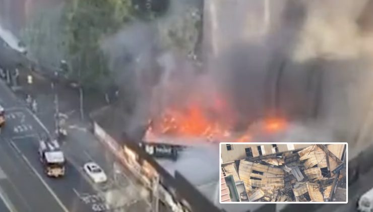 MELBOURNE ŞEHİR MERKEZİ YANGINI 13-15 yaşlarında iki tutuklama