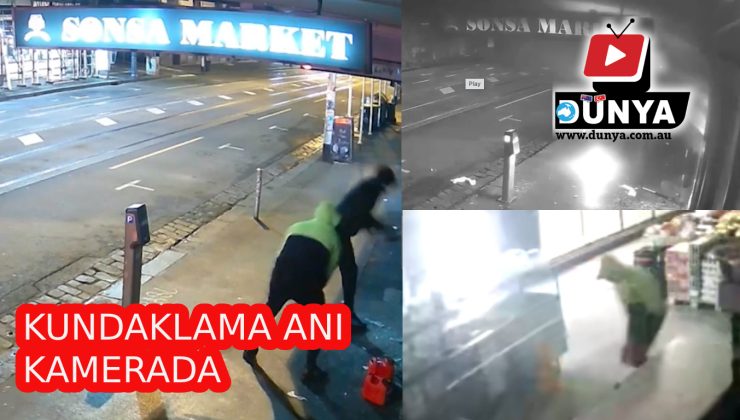 SONSA SÜPERMARKETİNE KUNDAKLAMA ANI KAMERADA Collingwood