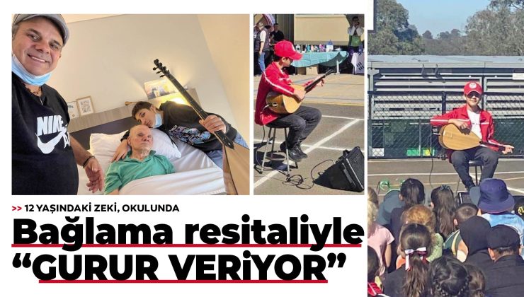 12 Yaşındaki Zeki’den Sydney’de Bağlama resitali