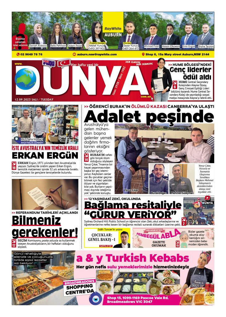 Sydney Orchard Hill Public School'un öğrencisi olan Zeki, okul arkadaşlarına ve öğretmenlerine nefes kesen bir bağlama resitali sunarak dikkatleri üzerine çekti.