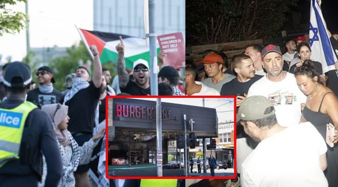 Burgertory protestosu CAULFIELD’DE GERGİN ANLAR – VIDEO HABER