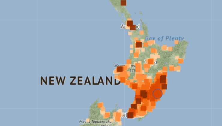 Yeni Zelanda depremle sarsıldı