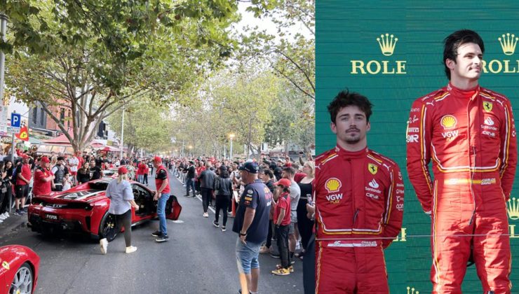 FERRARI’DEN 2 İSİM PODYUMDA Lygon St Çoşku