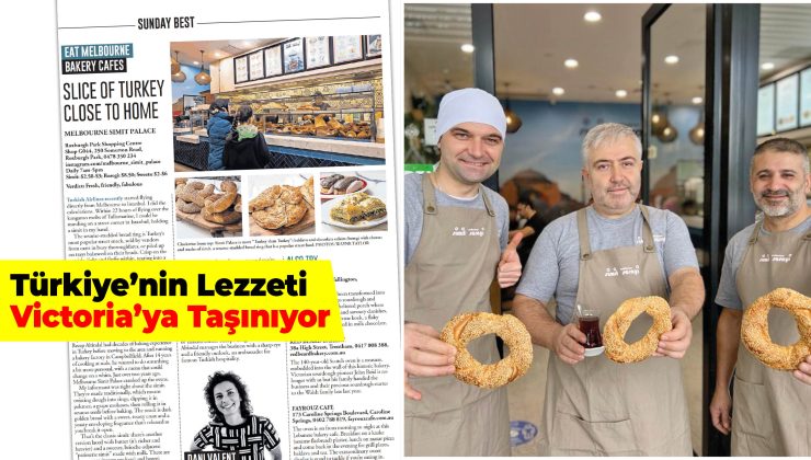 Simit Sarayı Avustralya Gazetesinde