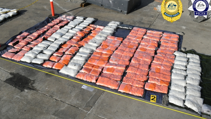 NSW POLİSİ konteyner içinde $828 milyon Uyuşturucu