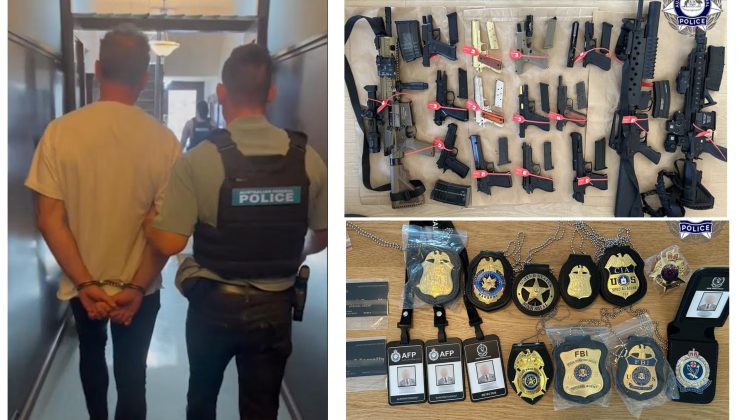 SYDNEY Evden Silahlar ve Uyuşturucu Çıktı