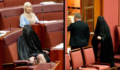 YİNE AYNI SAHNE Burka krizi Senato’yu durdurdu