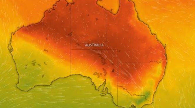 Australia Day’e güneşli hava