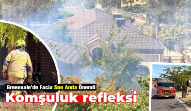 Türk mahalle sakini olası felaketi önledi