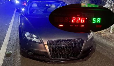 L Ehliyetli Monash Freeway’de 226 km/s iddiası